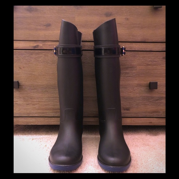 🎉HP🎉Tommy H. Equestrian Style Rain Boots - Picture 3 of 8